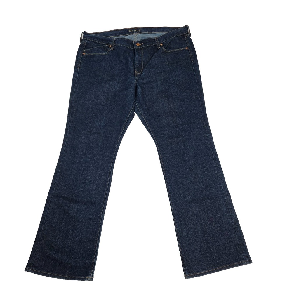 Old Navy The Flirt Jeans Women's Size 18 Low Rise Bootcut Stretch Blue Denim